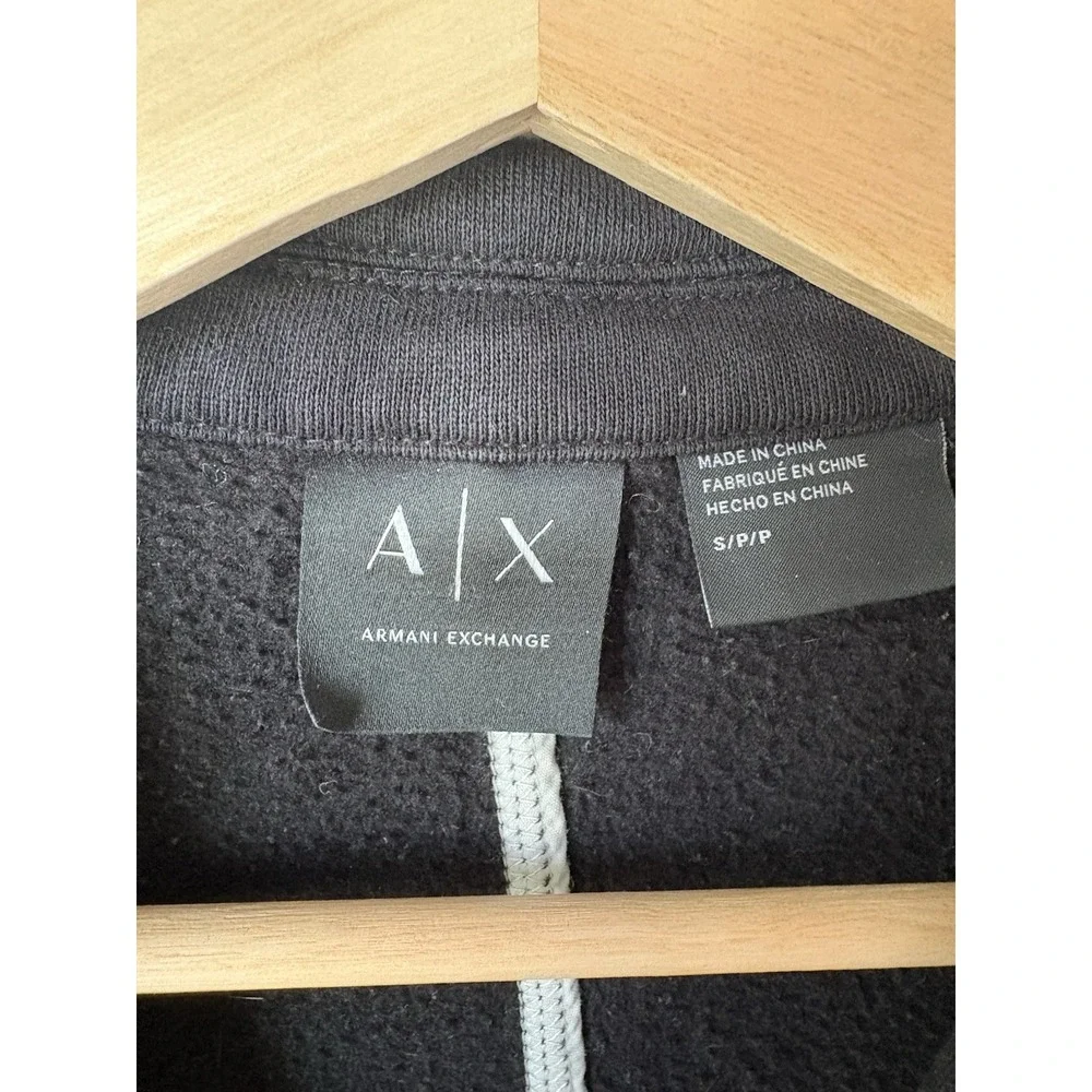 Mens Armani Exchange Cotton/Polyester Black Blazer Size Small